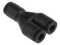 3140-04-00 Legris LF3000 Series Y Tube-to-Tube Adaptor, Push In 4 mm to Push In 4 mm, Tube-to-Tube Connection Style