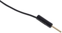280026-030-21 Staubli 1 mm Connector Test Lead, 3A, 30 V ac, 60V dc, Black, 300mm Lead Length