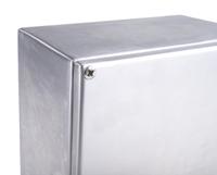 749-1854 RS PRO Unpainted Stainless Steel Terminal Box, IP66, 200 x 120 x 200mm