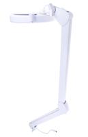 146-5486 RS PRO LED Magnifying Lamp with Table Clamp Mount, 3dioptre, 125mm Lens Dia., 125mm Lens