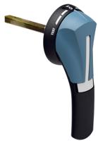 14377911 Socomec Black Rotary Handle, 1437 Series