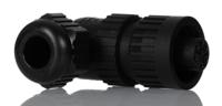 934131100-ca-6-w-ld Hirschmann, CA IP66, IP67 Black Screw 6 + PE Angled Industrial Power Socket, Rated At 10A, 230 V, 400 V