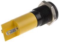 210-096 RS PRO Yellow Panel Mount Indicator, 230V ac, 14mm Mounting Hole Size, IP67