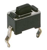 pts635sl43smtr-lfs C & K IP45 Black Button Tactile Switch, SPST 50 mA 3mm Through Hole