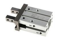 mhz2-20d SMC 2 Finger Double Action Pneumatic Gripper, MHZ2-20D, Parallel Gripping Type