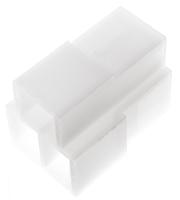 180941-0 TE Connectivity, AMP FASTIN-FASTON 3 Way Nylon 66 Crimp Terminal Housing, 6.35mm Tab Size, Natural