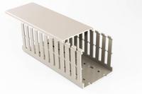 10450053y Betaduct 1045 Grey Slotted Panel Trunking - Open Slot, W50 mm x D50mm, L2m, PVC