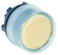 zb5ap5 Schneider Electric Harmony XB5 Series Yellow Spring Return Push Button Head, 22mm Cutout, IP66, IP67