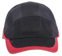 918-5670 Portwest Black Standard Peak Bump Cap, ABS Protective Material