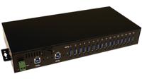 ex-1116hmvs Exsys 16 Port USB 3.2 USB A, USB B  Hub, 130 x 308 x 44mm