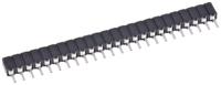 ces-124-01-t-s Samtec CES Series Straight Through Hole Mount PCB Socket, 24-Contact, 1-Row, 2.54mm Pitch, Through Hole Termination