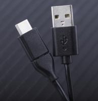 186-3055 RS PRO USB 2.0, Male USB A to Male USB C, 2m