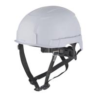 4932479252 Milwaukee BOLT200 White Hard Hat with Chin Strap, AdjustableVentilated