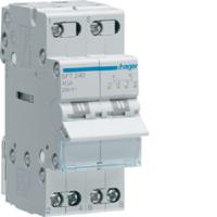 sft240 Hager SBN Series Modular Switch, Changeover, DIN Rail, DP3T, 440V, IP20