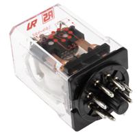 349-327 RS PRO Plug In Power Relay, 24V ac Coil, 10A Switching Current, DPDT