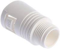 7tca296140r0019-kf20m20aw Adaptaflex Straight, Conduit Fitting, 20mm Nominal Size, M20, Polyamide, White IP65 rating