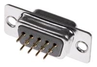 a-df-09-ppz ASSMANN WSW A-DF 9 Way Through Hole D-sub Connector Socket, 2.77mm Pitch