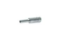 m140604-c Teng Tools 1/4 in Drive 4mm Deep Socket, 6 point, 49.5 mm Overall Length