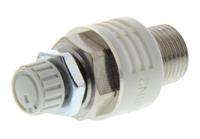 asn2-01 SMC ASN2 Brass 1.5MPa Pneumatic Silencer, Threaded, R 1/8 Male