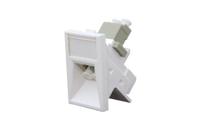 htc-lcm-6ca50wh HellermannTyton Connectivity HTC Series, Cat6a 2 Way Angled 6C Fibre Module