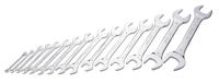 10n-j15p SAM 15-Piece Open Ended Spanner Set, 4 x 5 → 38 x 42 mm, 4 x 5 → 38 x 42 mm, Chrome Vanadium Steel
