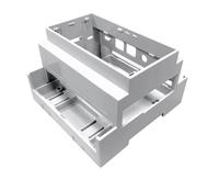 cbrpi-dr-4-clr CAMDENBOSS Case, Grey, Transparent