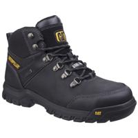 p722603 Caterpillar Framework Black Steel Toe Capped Safety Boots, UK 8, EU 42