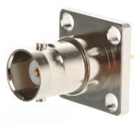 b6551a1-nt3g-50 Amphenol RF, Jack Flange Mount BNC Connector, 50Ω, Solder Termination, Straight Body