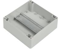 192-0697 RS PRO Grey ABS Enclosure, IP65, Grey Lid, 191.3 x 240 x 105.7mm