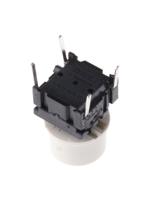 3ftl61d06 MEC IP67 White Tact Switch, SPST 50 mA @ 24 V dc