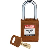 150275 Brady LOTO-101 Key Weatherproof Nylon, Steel Padlock, 6.35mm Shackle, 38.00mm Body
