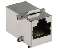 mh3101s-cat5e MH Connectors MH3101 Series Single-Port RJ45 Coupler, Cat5e, STP