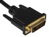 182-8785 RS PRO Male DisplayPort to Male DVI-D Dual Link, PVC  Cable, 1080p, 2m