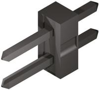 87758-0216 Molex Milli-Grid Series Straight Through Hole Pin Header, 2 Contact(s), 2 mm Pitch, 2 Row, Unshrouded