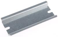 b-3-din-35-rail Fibox Steel Unperforated DIN Rail, Top Hat Compatible, 80mm x 35mm x 8mm