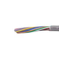 86304-sl001 Alpha Wire 8630 Cable, 4 Cores, 0.34 mm² 22 AWG, Unscreened, 1000 ft, Grey Polyvinyl Chloride Sheath