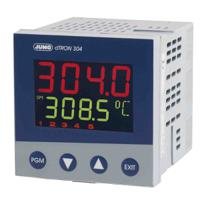 703044181-000-23000 Jumo dTRON PID Temperature Controller, 96 x 96 (1/4 DIN)mm 1 (Analogue) Input, 4 Output Logic, Relay, 110 → 240
