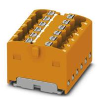 3002793 Phoenix Contact Distribution Block, 12 Way, 2.5mm², 17.5A, 450 V, Orange