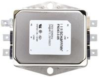 fn343-3-05 Schaffner, FN 343 3A 250 V ac 400Hz, Chassis Mount EMI Filter, Tab