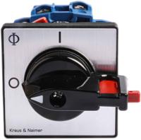 kg10at103gba010ft2 Kraus & Naimer 3P Pole Isolator Switch - 20A Maximum Current, 5.5kW Power Rating, IP65