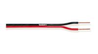tsk51-20 Tasker 2 Core Audio Cable, 2x0.50 mm² CSA, 2.20x4.40mm od, 100m, Black, Red