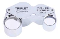 342-9808 RS PRO Magnifier, 10X x Magnification, 12mm Diameter