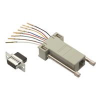 ra098f L-Com D Sub Adapter Female 9 Way D-Sub to Male RJ45