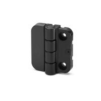 426332-c9 Elesa POM Butt Hinge with a Plastic Pin, Screw Fixing, 50mm x 45mm x 14mm