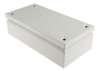 122-119 RS PRO Grey Steel Junction Box, IP66, 300 x 150 x 80mm