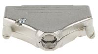 mhdtzk37-ra-pc-k MH Connectors MHDTZK-RA Series Zinc D Sub Backshell, 37 Way, Strain Relief