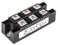 vs-130mt160kpbf Vishay Bridge Rectifier Module, 160A, 1600V, 3-phase, 6-Pin