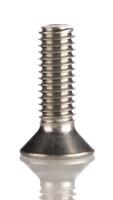 171-900 RS PRO Plain Stainless Steel Hex Socket Countersunk Screw, ISO 10642, M6 x 20mm