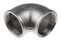 499-3108 RS PRO Stainless Steel Pipe Fitting, 90° Circular Elbow, Female G 2in x Female G 2in