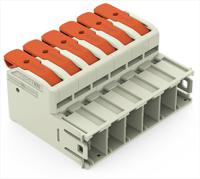 832-1206 Wago 10.16mm Pitch 6 Way Pluggable Terminal Block, Plug